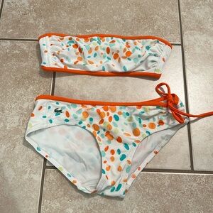Lacoste bandeau bikini